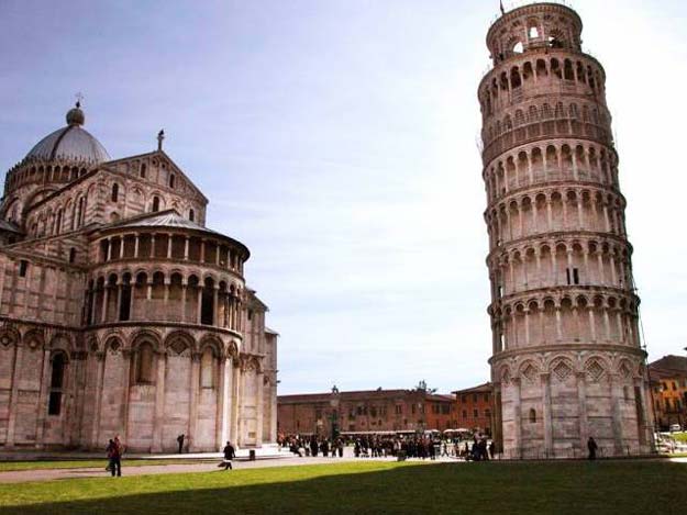 hundreds rally against planned mosque near leaning tower of pisa