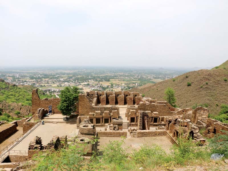 the ruins of the buddhist monastery in takht bhai in mardan photo express