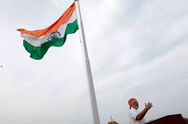 indian prime minister narendra modi addresses the nation from the historic red fort during independence day celebrations in delhi india august 15 2016 photo reuters indian prime minister narendra modi addresses the nation from the historic red fort during independence day celebrations in delhi india august 15 2016 photo reuters