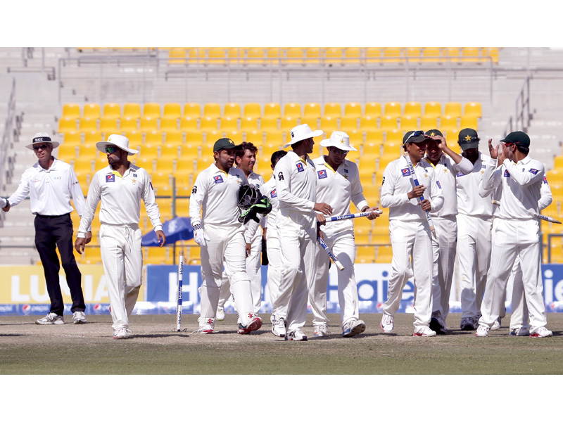 pakistan test team photo afp