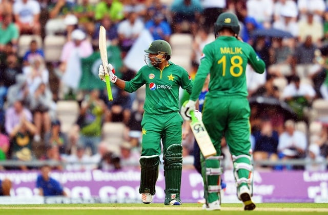 sarfraz ahmed scored 55 off 58 balls photo afp sarfraz ahmed scored 55 off 58 balls photo afp