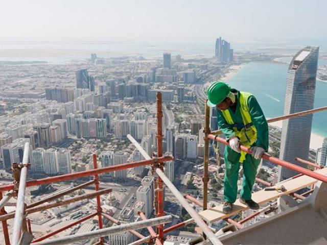 a file photo of an expatriate working in saudi arabia photo afp