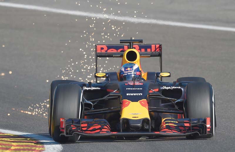 belgian grand prix verstappen fastest in second practice