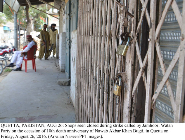 all major shopping centres schools commercial establishments business houses were closed in quetta photo ppi all major shopping centres schools commercial establishments business houses were closed in quetta photo ppi