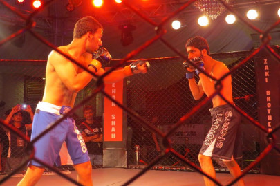 blood sweat and gore as mma s biggest event kicks off