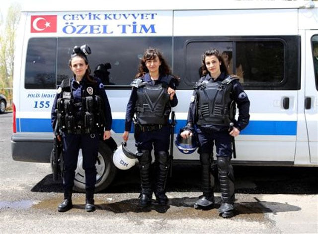 in a first turkey has allowed policewomen to wear the islamic headscarf as part of their uniform photo timeturk