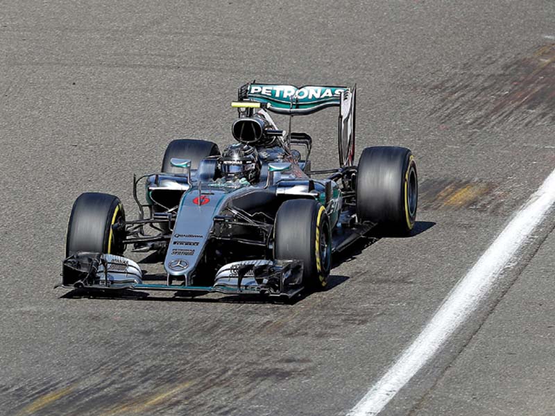 championship contender rosberg lapped the 7m long spa francorchamps circuit in 1min 46 744sec photo reuters