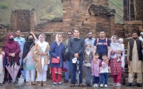 orphan kids take safari train to takht bhai