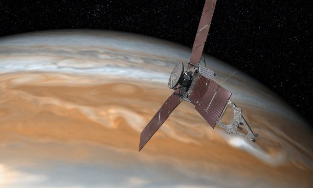 artists impression of juno orbit photo nasa