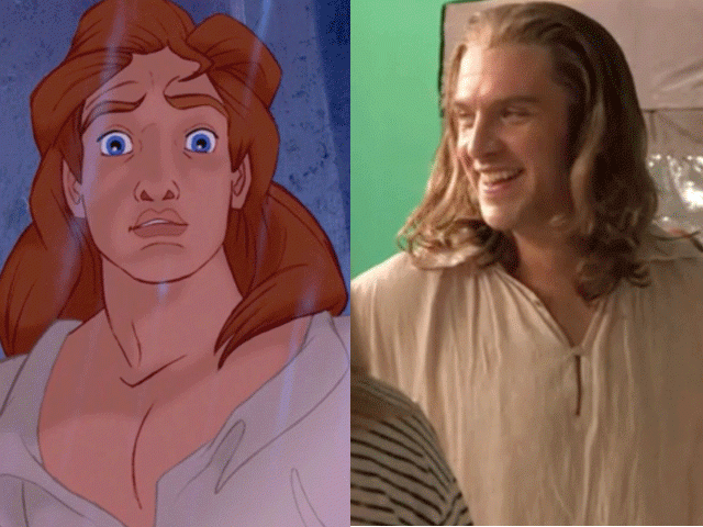 yup the beast is blonde photo still from beauty and the beast 1991 walt disney pictures yup the beast is blonde photo still from beauty and the beast 1991 walt disney pictures