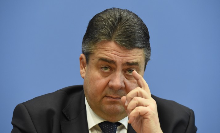 german vice chancellor economy and energy minister sigmar gabriel addresses a news conference to present his annual economic report in berlin january 28 2015 photo afp