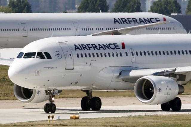 it took several hours to remove the unwanted passenger from the flight bound for the french capital photo reuters