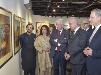 portuguese envoy opens exhibit at lok virsa