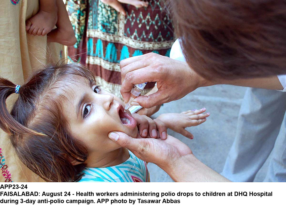 13 poliovirus cases have been confirmed in the first eight months of 2016 with seven cases from k p four from sindh and one each from balochistan and the tribal areas photo app