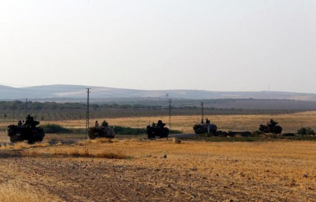 turkish armoured personnel carriers drive towards the border in karkamis on the turkish syrian border in the southeastern gaziantep province turkey august 27 2016 photo reuters turkish armoured personnel carriers drive towards the border in karkamis on the turkish syrian border in the southeastern gaziantep province turkey august 27 2016 photo reuters