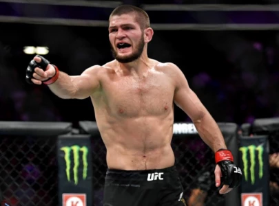 khabib goes all out to ensure islam makhachev s victory against dustin poirier at ufc 302