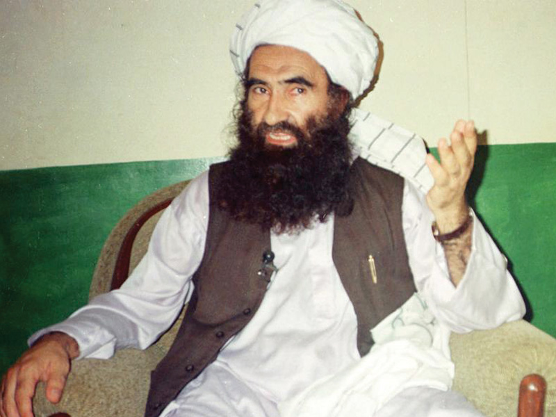a file photo of taliban leader sirajuddin haqqani photo file