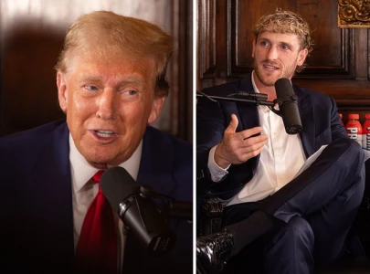 trump hints at biden diss track on logan paul s podcast