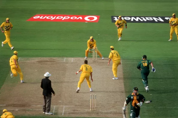 donald was run out as the scores were tied photo courtesy patrick eagar donald was run out as the scores were tied photo courtesy patrick eagar