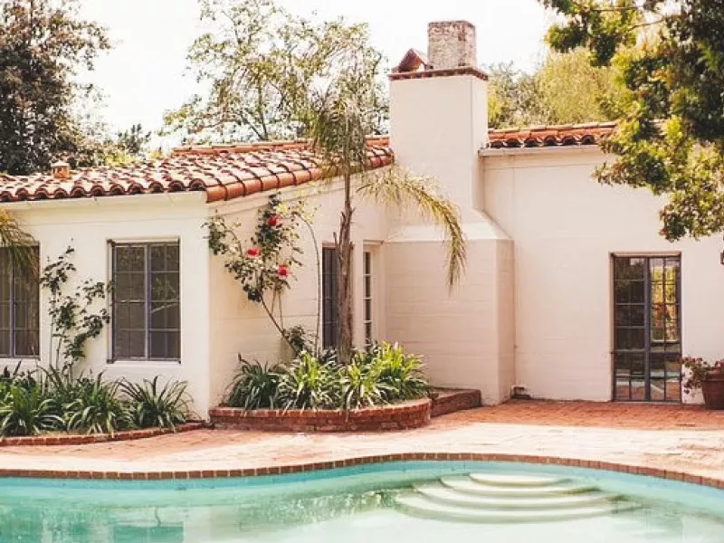 the spanish colonial style residence was the only home the star ever owned before she died of an apparent drug overdose photo file the spanish colonial style residence was the only home the star ever owned before she died of an apparent drug overdose photo file