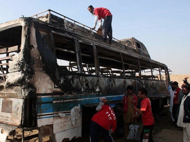 file photo of a bus accident photo online