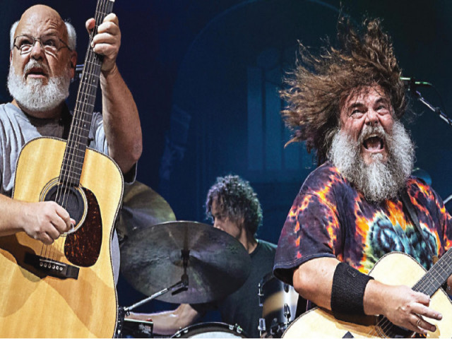 the comedy rock group were performing in australia when gass s joke fell flat photo file the comedy rock group were performing in australia when gass s joke fell flat photo file