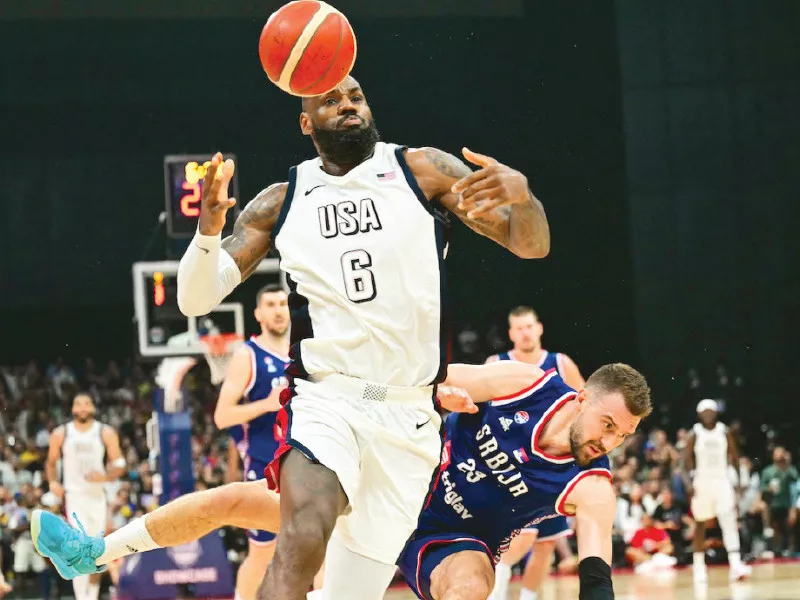 lebron james scored the winning layup with eight seconds remaining to give the united states a 101 100 victory over south sudan photo afp lebron james scored the winning layup with eight seconds remaining to give the united states a 101 100 victory over south sudan photo afp