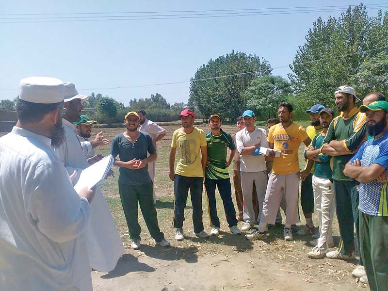 trails under way for tangi premier league in charsadda photos express