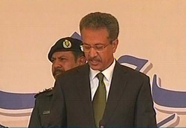 waseem akhtar takes oath as karachi mayor an express news screen grab waseem akhtar takes oath as karachi mayor an express news screen grab