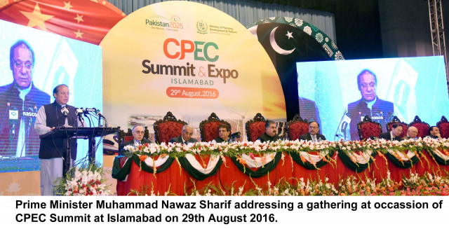 prime minister nawaz sharif addressing a gathering at occassion of cpec summit at islamabad on 29th august 2016 photo pid prime minister nawaz sharif addressing a gathering at occassion of cpec summit at islamabad on 29th august 2016 photo pid