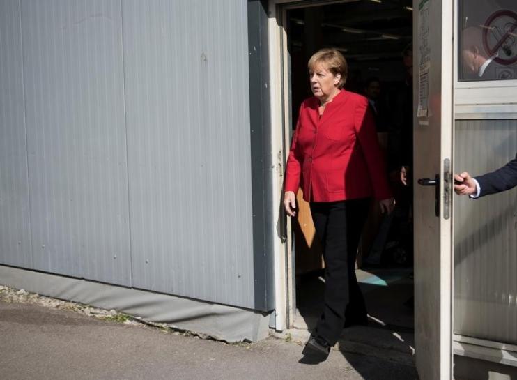 german chancellor angela merkel visits facilities of yacht manufacturer hanseyachts ag in greifswald germany august 30 2016 photo reuters