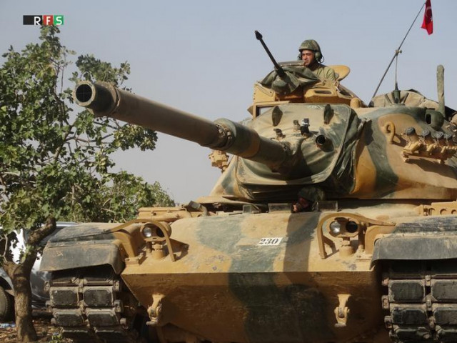 turkish army soldiers on tanks make their way towards the syrian border town of jarablus syria august 24 2016 revolutionary forces of syria photo reuters turkish army soldiers on tanks make their way towards the syrian border town of jarablus syria august 24 2016 revolutionary forces of syria photo reuters