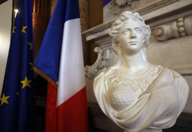 a bust of the french revolutionary symbol quot marianne quot in nice france photo reuters