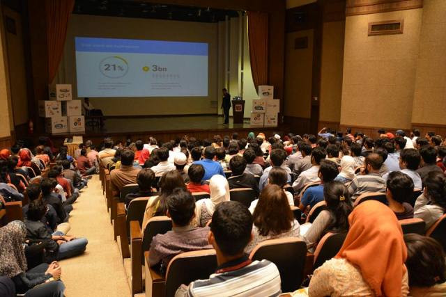 google tech talk held at iba karachi photo dexter studios via iba google tech talk held at iba karachi photo dexter studios via iba