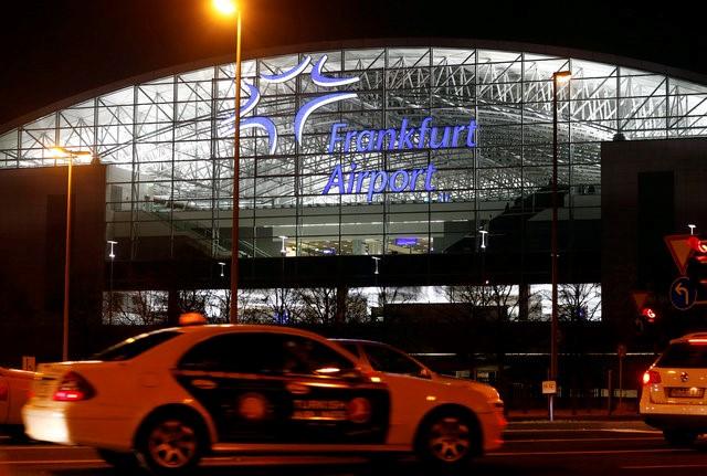 taxis drive past frankfurt airport germany march 6 2014 picture taken march 6 2014 photo reuters