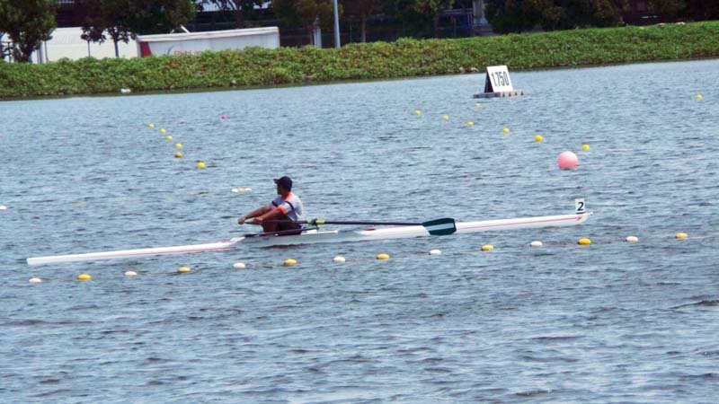 allana emerged as pakistan s top individual rower finishing fourth at the scull 1 000m event photo courtesy ammar allana