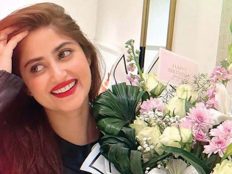 sajal flaunts flowers in new post photo instagram sajal flaunts flowers in new post photo instagram