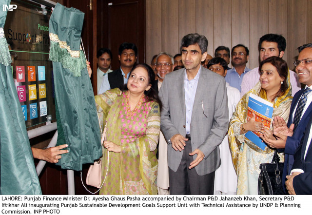 speaking on the occasion uzma bukhari mpa and convener of sdgs task force said that it was heartening to note that punjab was the first province to have the sdgs support unit operational which showed punjab government s ownership of the sdgs photo inp speaking on the occasion uzma bukhari mpa and convener of sdgs task force said that it was heartening to note that punjab was the first province to have the sdgs support unit operational which showed punjab government s ownership of the sdgs photo inp