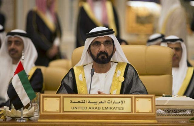 sheikh mohammed bin rashid al maktoum prime minister and vice president of the united arab emirates and ruler of dubai attends the summit of south american arab countries in riyadh november 10 2015 photo reuters sheikh mohammed bin rashid al maktoum prime minister and vice president of the united arab emirates and ruler of dubai attends the summit of south american arab countries in riyadh november 10 2015 photo reuters
