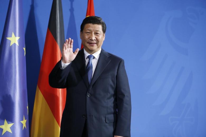 china 039 s president xi jinping waves to media following a joint news conference with german chancellor angela merkel after an agreement signing at the chancellery in berlin march 28 2014 photo reuters