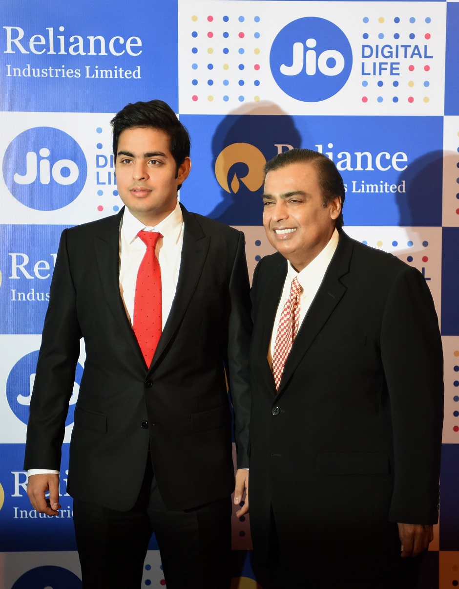 reliance industries has spent billions of dollars purchasing wireless spectrum at auction from the government photo afp