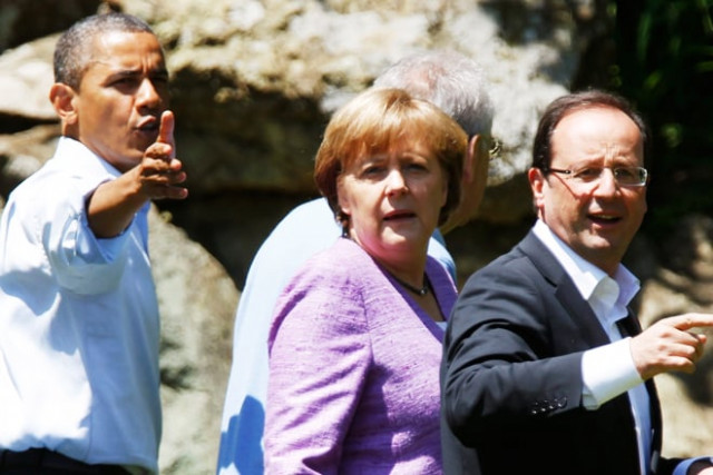 us president barack obama german chancellor angela merkel and french president francois hollande photo afp us president barack obama german chancellor angela merkel and french president francois hollande photo afp