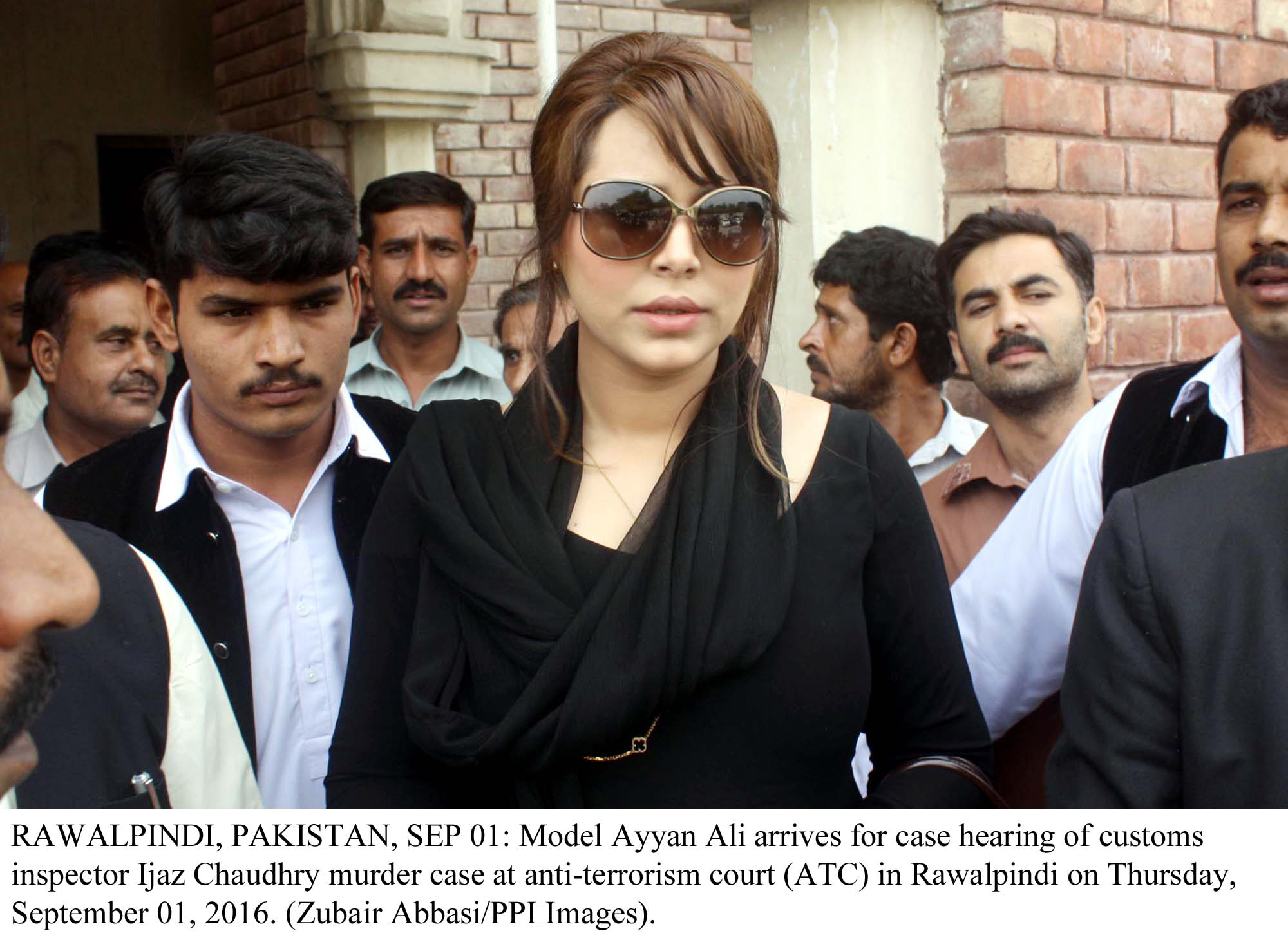 saima bibi the wife of ejaz had moved an application in the court alleging that her husband was the main prosecution witnesses against ayyan in the currency smuggling case photo ppi