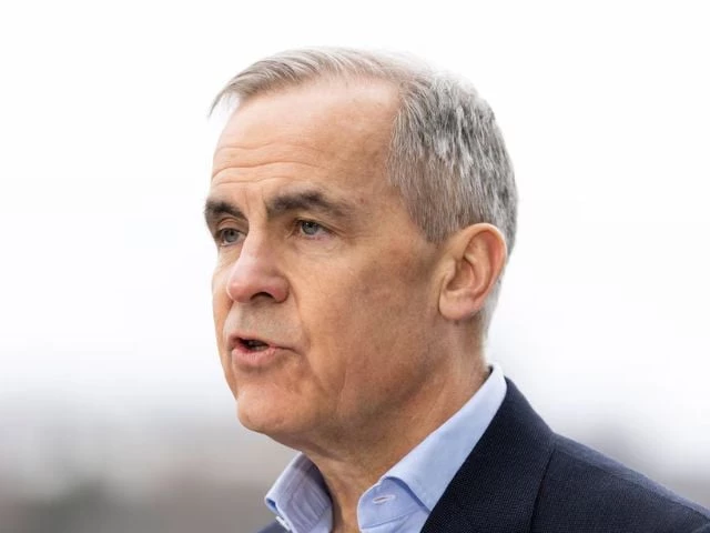 canada s prime minister mark carney delivers a message during his liberal party election campaign tour in niagara falls ontario canada april 18 2025 photo reuters canada s prime minister mark carney delivers a message during his liberal party election campaign tour in niagara falls ontario canada april 18 2025 photo reuters