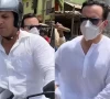 saif ali khan spotted riding scooter on mumbai streets ahead of movie release saif ali khan spotted riding scooter on mumbai streets ahead of movie release