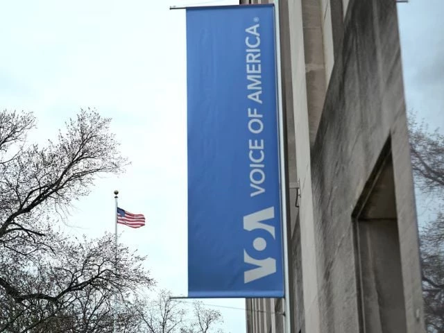 a view of the voice of america voa building a day after more than 1 300 of the employees of the media broadcaster which operates in almost 50 languages were placed on leave in washington d c u s march 16 2025 photo reuter a view of the voice of america voa building a day after more than 1 300 of the employees of the media broadcaster which operates in almost 50 languages were placed on leave in washington d c u s march 16 2025 photo reuter