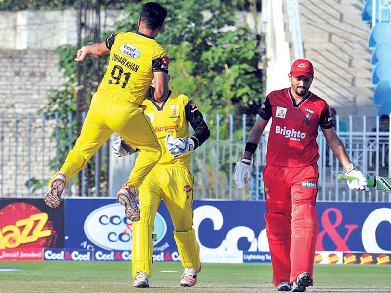 skipper zohaib delivered handy contributions with both bat and ball to ensure his side avoided a potential upset against lahore blues photo app