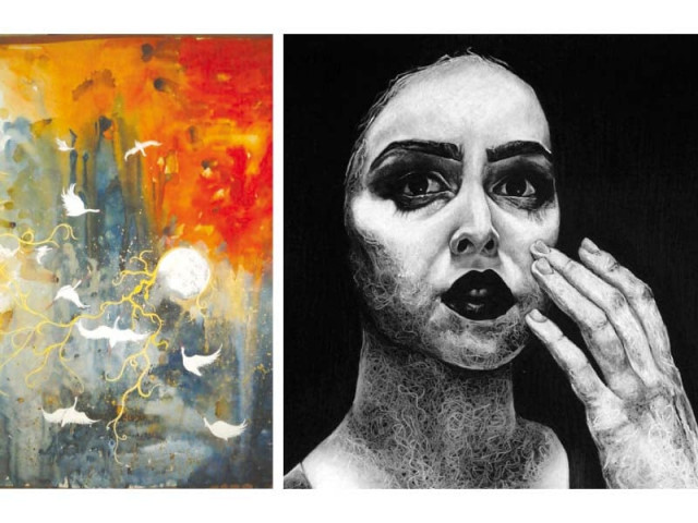 young artists showcase their work on a variety of topics photos express young artists showcase their work on a variety of topics photos express