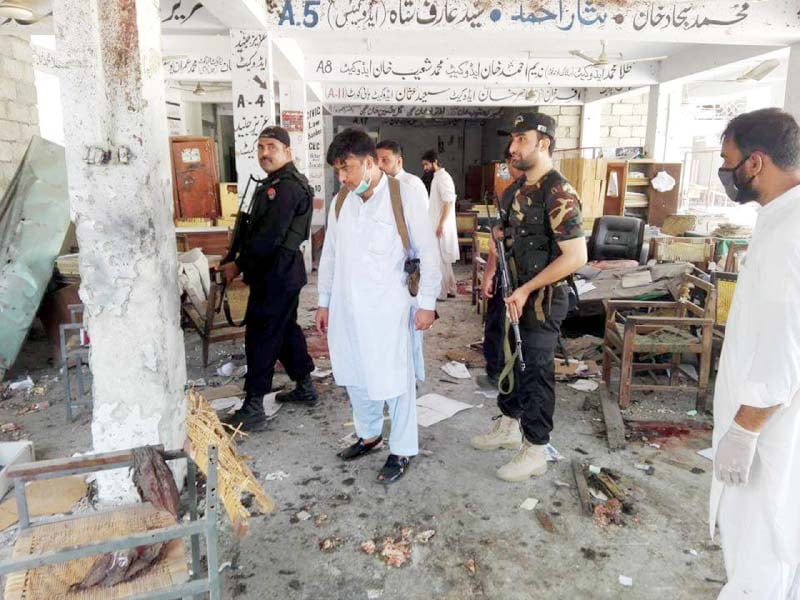 the district courts in mardan that came under attack photo express