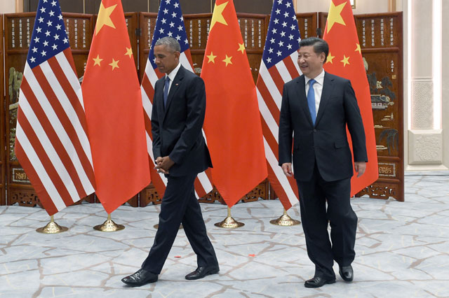 chinese president xi jinping r meets with us president barack obama l at the west lake state guest house in hangzhou on september 3 2016 photo afp